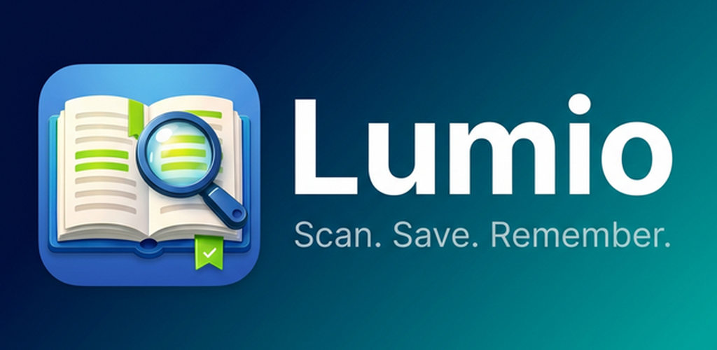 Lumio scanning a handwritten notebook page into a searchable note